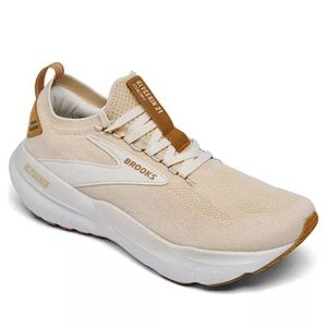 Brooks Cream and Tan Running Shoes